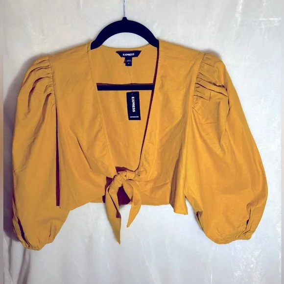 EXPRESS Linen Shorts Matching Set - Picture 5 of 7